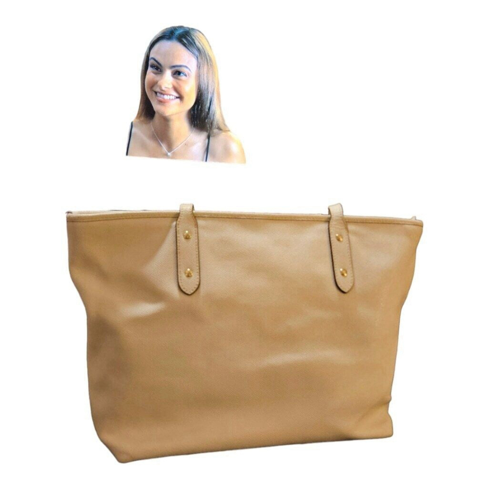 Coach Cream Tote Bag with Cream Wristlet - Picture 12 of 16